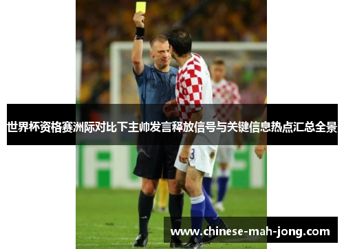 世界杯资格赛洲际对比下主帅发言释放信号与关键信息热点汇总全景
